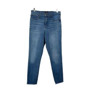 J.‎ Crew 10" high-rise skinny jeans in all-day stretch Size 28 blue